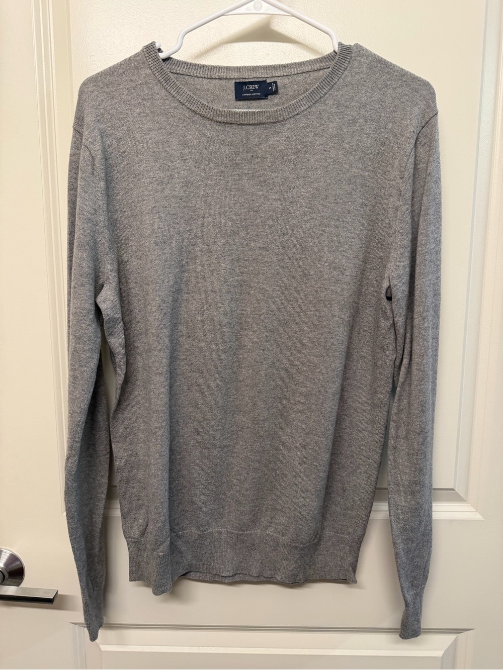 J. Crew Men's Gray Crewneck Sweater